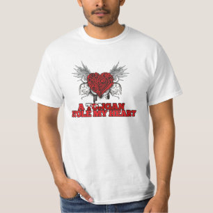 T-shirt Un Tongan a volé mon coeur