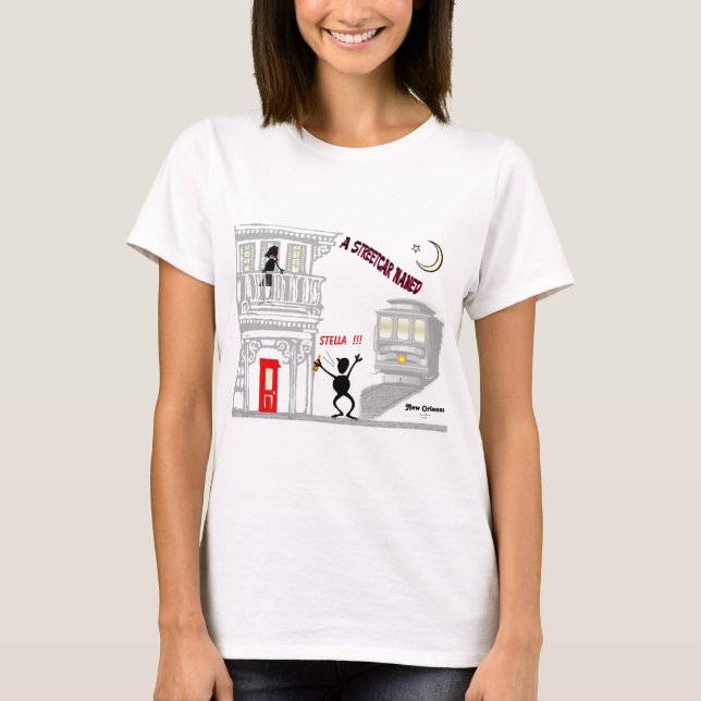 T-shirt Un tramway appelé DÉSIR (Devant)
