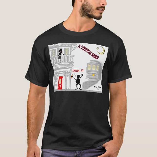 T-shirt Un tramway appelé DÉSIR (Devant)
