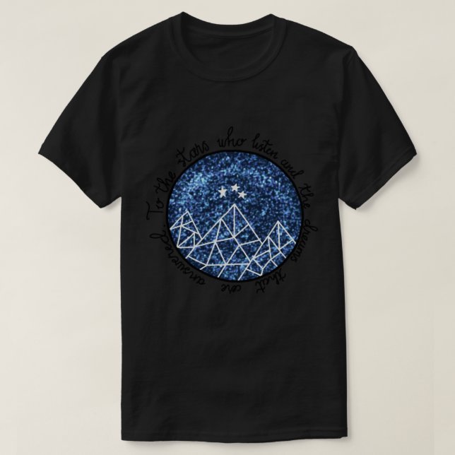 T-shirt Un tribunal d'épines et de citations roses (Design devant)