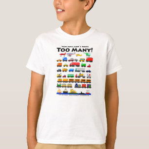 T-shirt Un trop grand nombre ! (Lettrage noir)