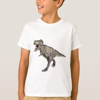 T-shirt Un Tyrannosaurus Rex courant vers la droite