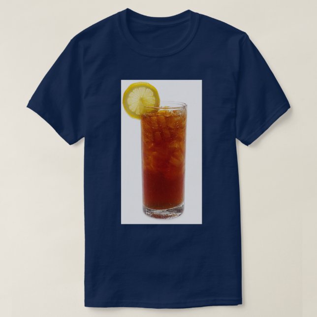 T-shirt Un verre de thé glacé (Design devant)