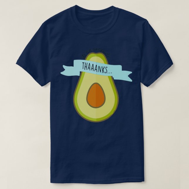 T-shirt Un vinyle Avocado (Design devant)