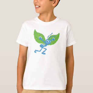 T-shirt Un vol de bug's Life Flik avec des feuilles Disney