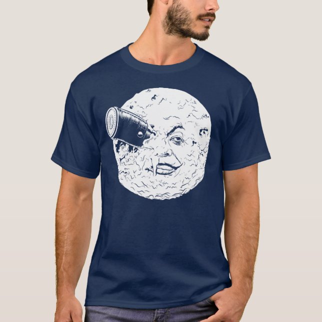 T-shirt Un voyage à la lune (Devant)