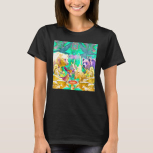 T-shirt Un Voyage À Travers La Forrest Flora Fauna Fungi