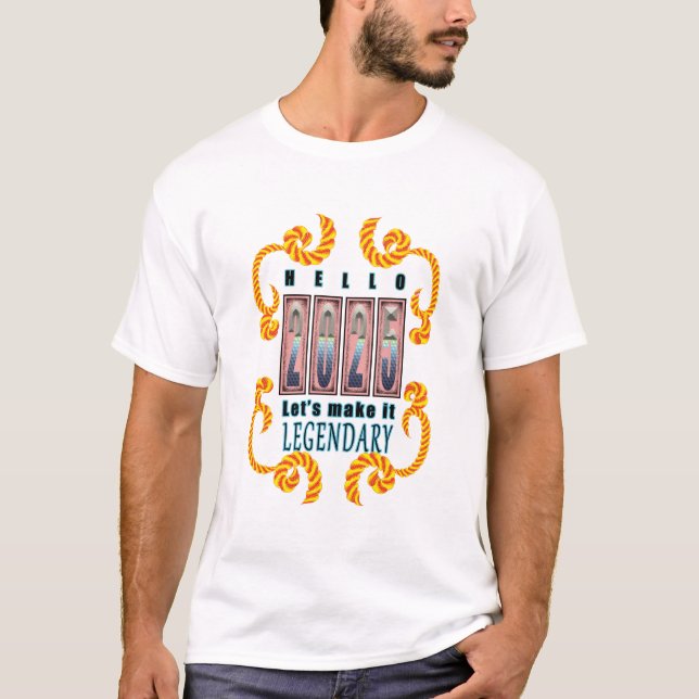 T-shirt "Un voyage jusqu'en 2025" (Devant)