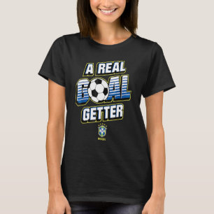 T-shirt Un vrai but Getter Brasil Football long