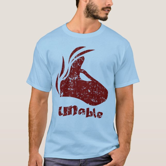 T-shirt UnableDogStressed (Devant)