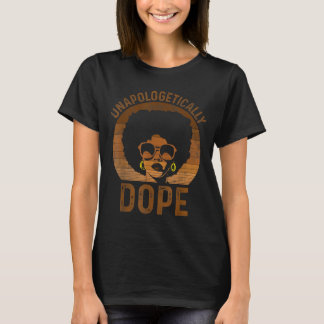 T-shirt Unapologetically melanin afro queen black history