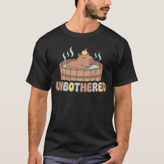 T-shirt Unbothered Capybara Cute Kawaii Funny