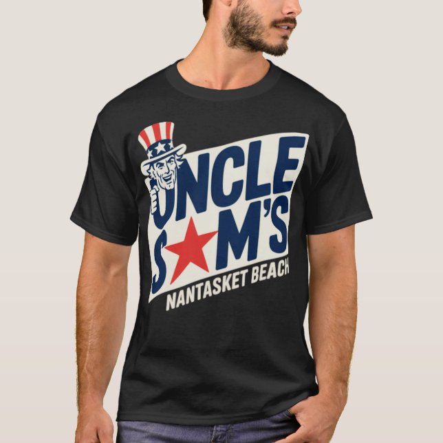 T-shirt Uncle Sam's Nantasket Beach Hull, MA (2) (Devant)