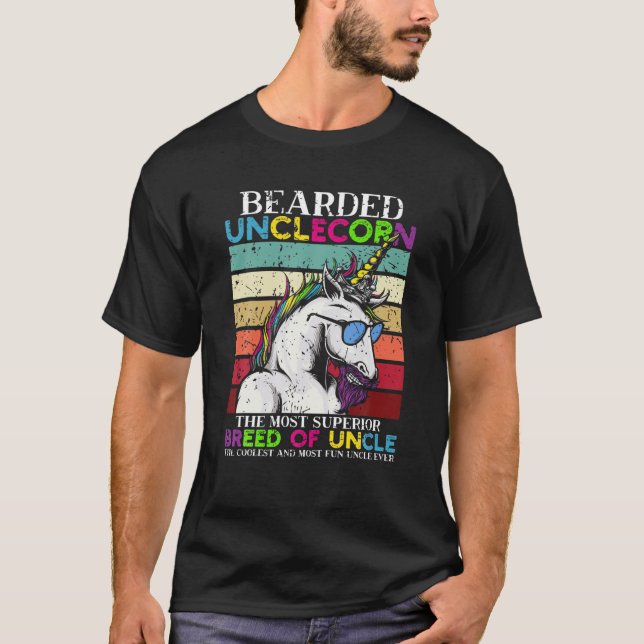 T-shirt Unclecorn Habileté Uncle Unicorn Hommes drôle (Devant)