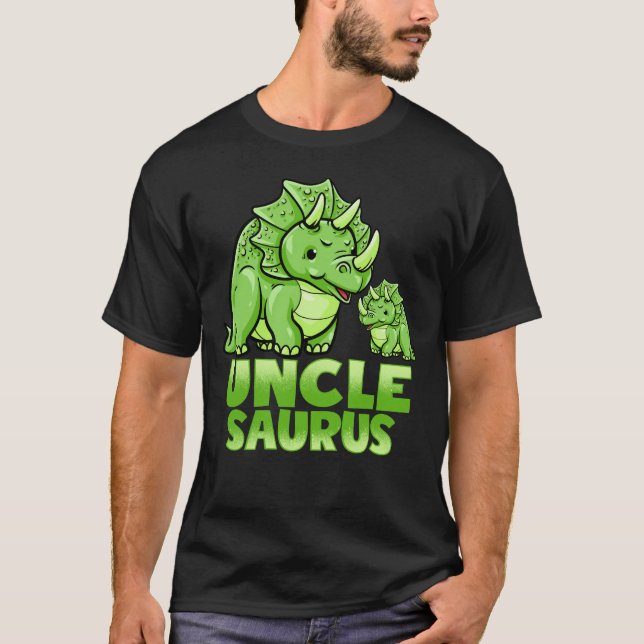 T-shirt Unclesaurus Funny Uncle Saurus Dinosaur Graphisme (Devant)