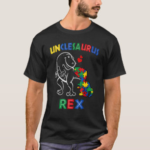 T-shirt Unclesaurus Sensibilisation sur l'autisme Oncle Di