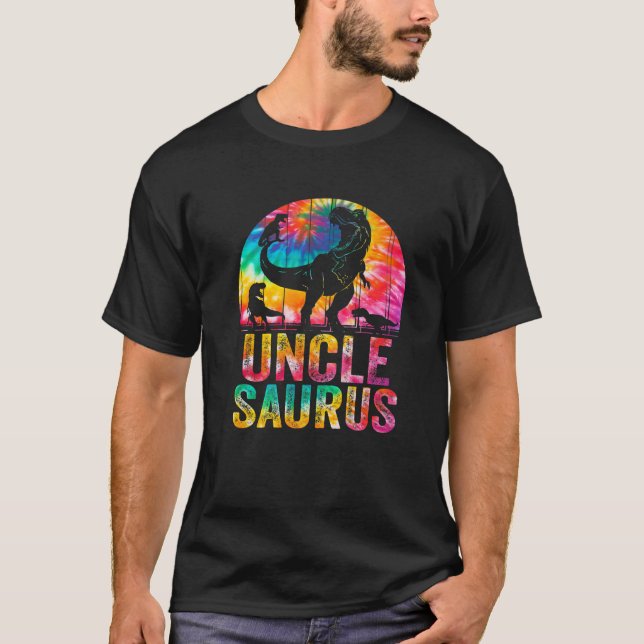 T-shirt Unclesaurus T Rex Dinosaur Oncle Saurus Famille Ma (Devant)