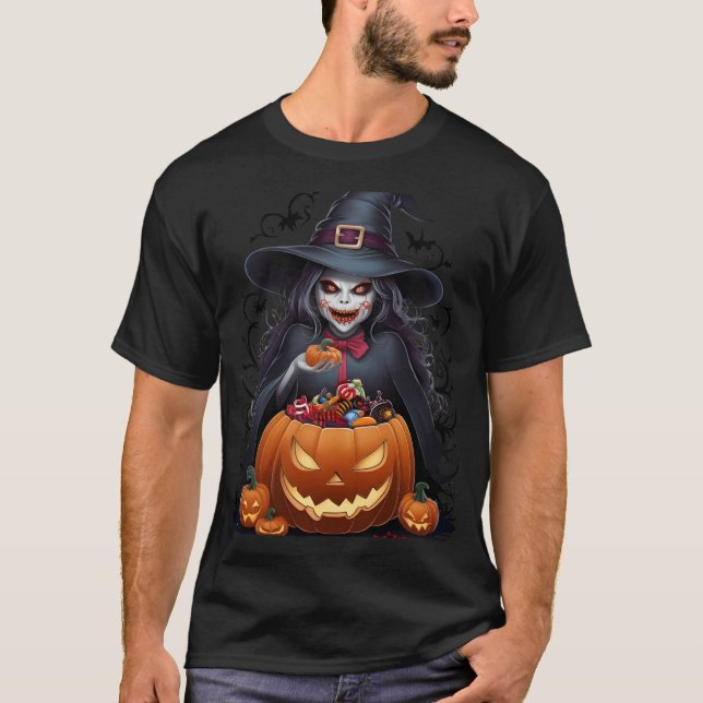 T-shirt Une aventure d'Halloween Spooktaculaire (Devant)