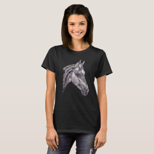 T-shirt Une beauté équine