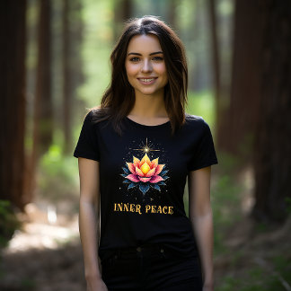 T-shirt Une belle fleur de Lotus de Paix Intérieure