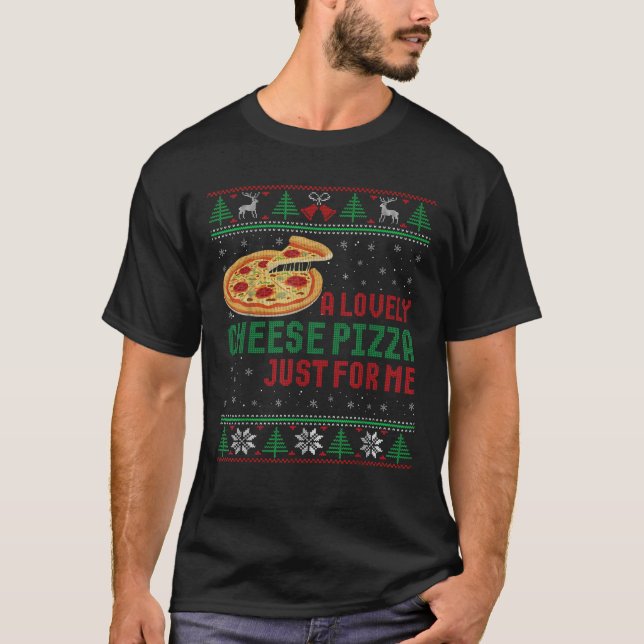 T-shirt Une Belle Pizza Au Fromage Juste Pour Moi Fantasti (Devant)