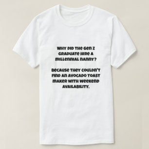 T-shirt Une blague d'IA sur Gen Z