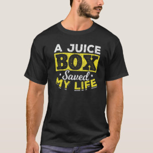 T-shirt Une boîte de jus m'a sauvé la vie Diabétique Diab