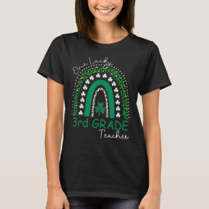 T-shirt Une chance 3e année enseignante St. Patrick's Day