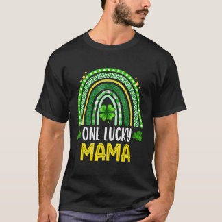 T-shirt Une Chanceuse Famille Mama Fête De La St Patrick