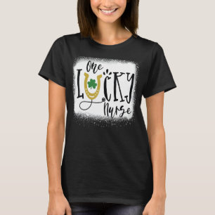 T-shirt Une Chanceuse Infirmière St Rn Patricks jour Infir