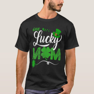 T-shirt Une Chanceuse Maman Funny St Patrick Day Maman