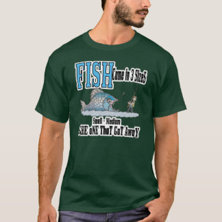 T-shirt Une Chemise De Pêche Qui S'Est Éloignée