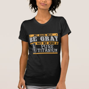 T-shirt Une chirurgie grise plus ancienne de cheveux de