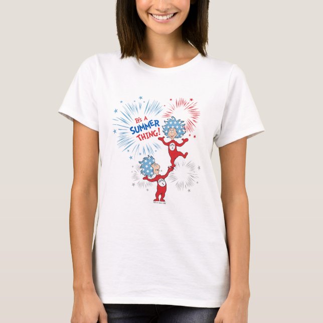 T-shirt Une chose deux C'est une chose d'été (Devant)