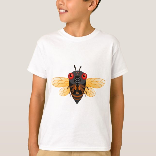 T-shirt Une cigale très mignonne de 17 ans (Devant)