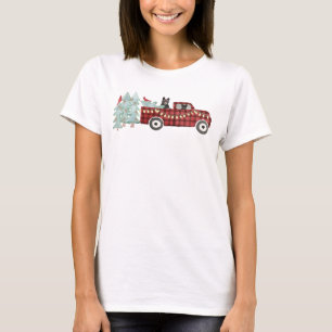 T-shirt Une collection de Noël très bariolée