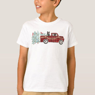 T-shirt Une collection de Noël très bariolée