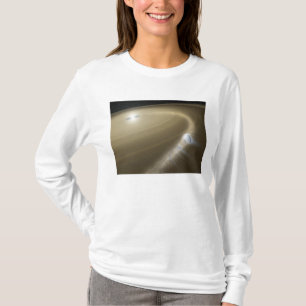 T-shirt Une comète étant déchirée aux lambeaux autour