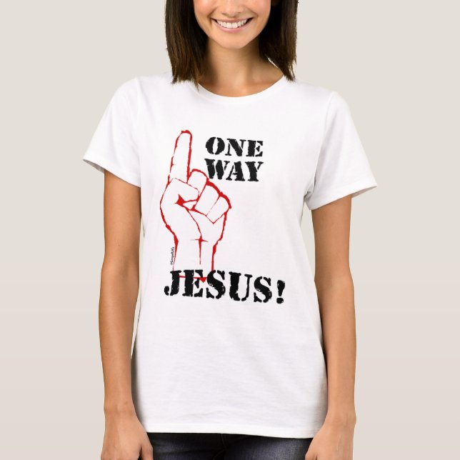 T-shirt Une conception chrétienne de cadeau de Jésus de (Devant)