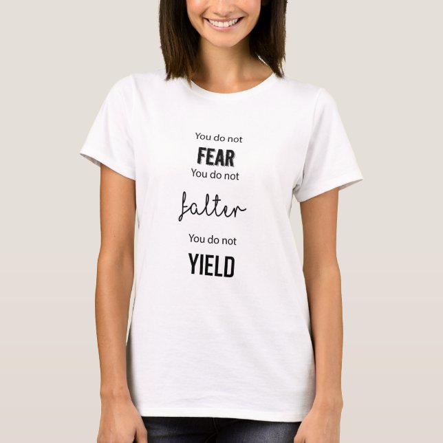 T-shirt Une cour des ailes et de la ruine (Devant)