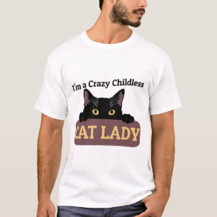 T-shirt Une dame Kamala Harris sans enfants et folle de ch