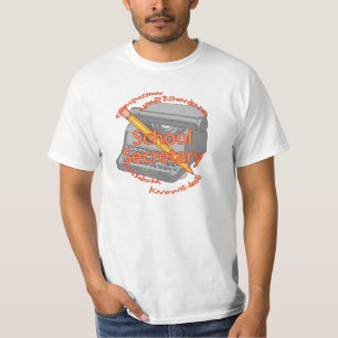 T-shirt Une devise du secrétaire d'école