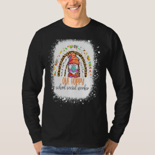 T-shirt Une école Hoppy Social Worker Pâques Leopard Rain