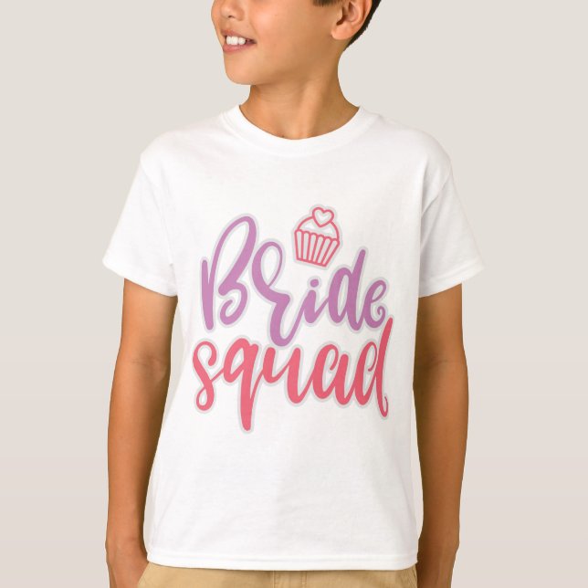 T-shirt Une équipe de mariées amusantes (Devant)