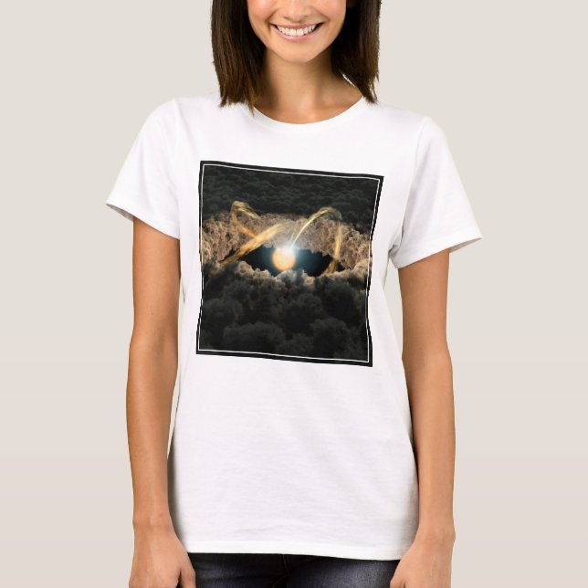 T-shirt Une Étoile Entourée D'Un Disque Protoplanétaire (Devant)
