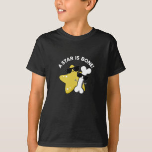 T-shirt Une Étoile Est Bone Funny Film Titre Pun Dark BG