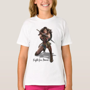 T-shirt Une Femme Merveilleuse Blocage Avec Des Bracelets
