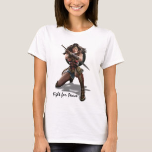 T-shirt Une Femme Merveilleuse Blocage Avec Des Bracelets