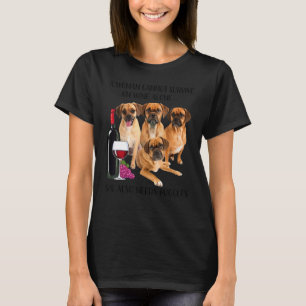 T-shirt Une femme ne peut survivre au vin seul Puggle