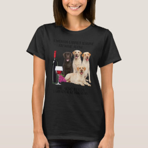 T-shirt Une Femme Ne Peut Survivre Seul Au Vin Labrador